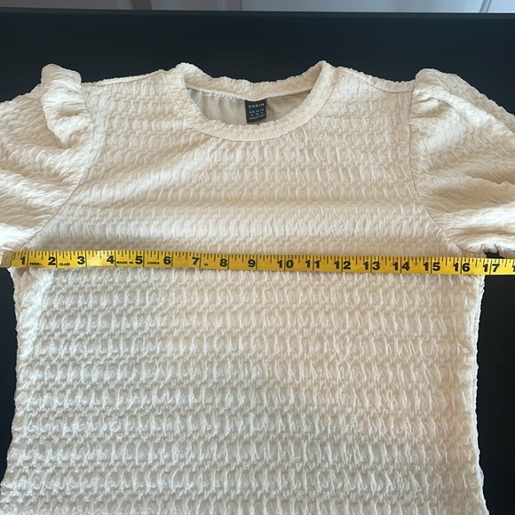 SHEIN-WOMEN’S SHORT SLEEVE PUFF TOP - Picture 6 of 9